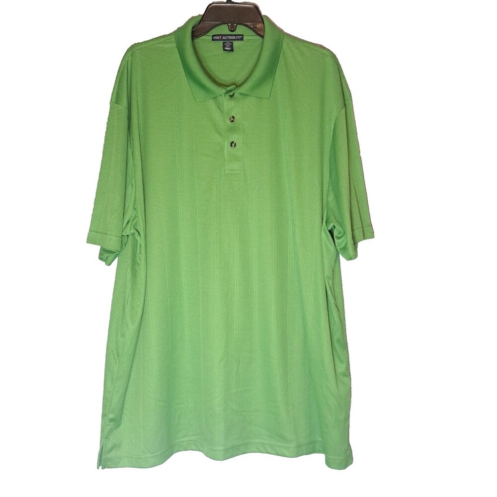 Port Authority Performance Fine Jacquard Polo K528 Vine Green Mens 2XL Shirt NEW